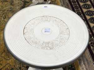 Art Deco cream bakelite occasional table - 2