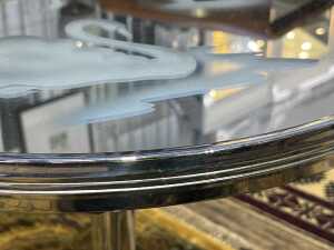Art Deco mirror top occasional table - 4