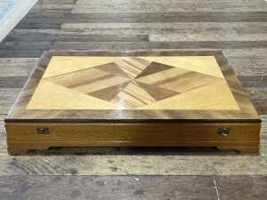 Art Deco Australian timber cutlery canteen