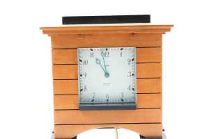 Alessi mantel clock designed by Michael Graves, 1988 - 2