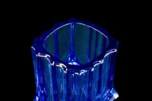 Czechoslovakian (Sklo Union) pressed glass vase by Vladislav Urban (1937-2022) - 2