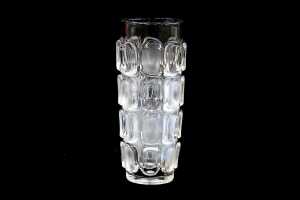 Two Czechoslovakian (Sklo Union) pressed glass vases by Frantisek Vizner (1936-2011) - 4