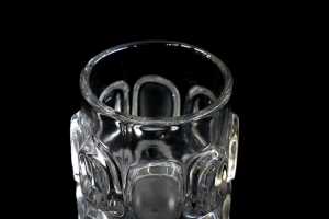Two Czechoslovakian (Sklo Union) pressed glass vases by Frantisek Vizner (1936-2011) - 5