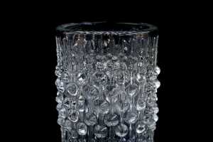 Two Czechoslovakian(Sklo Union) pressed glass vases - 2