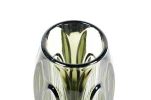 Czechoslovakian (Sklo Union) pressed glass 'Bullet' vase by Rudolf Schroter (1887- late 1950s?) - 2