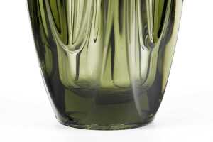Czechoslovakian (Sklo Union) pressed glass 'Bullet' vase by Rudolf Schroter (1887- late 1950s?) - 4