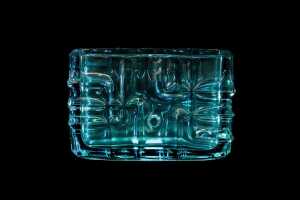 Two Czechoslovakian (Sklo Union) pressed glass vases by Vladislav Urban (1937-2022) - 4