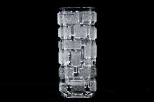 Two Czechoslovakian (Sklo Union) pressed glass vases by Jiri Zejmon (1925-1987) - 2