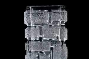 Two Czechoslovakian (Sklo Union) pressed glass vases by Jiri Zejmon (1925-1987) - 3