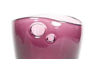 Holmegaard art glass vase in purple - 2