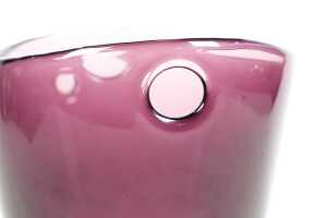 Holmegaard art glass vase in purple - 3