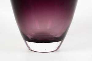 Holmegaard art glass vase in purple - 4