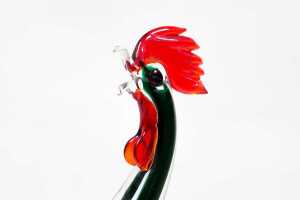 Two Murano style art glass bird figures - 4