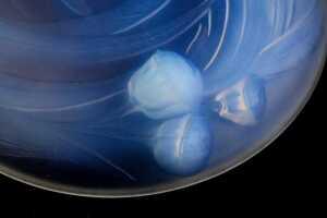 Etling et Cie French Art Deco opalescent glass bowl - 4