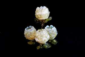 Uranium art glass candle holder - 5