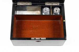 19th century ebony vanity box - 3
