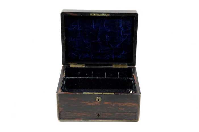 19th century coromandel jewellery case