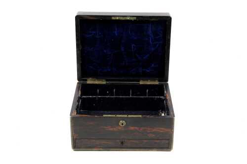 19th century coromandel jewellery case