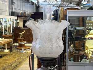 Antique Duplex kerosene lamp - 2