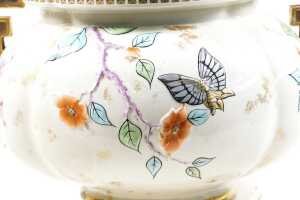 Royal Worcester Satsuma-style jardiniere shape 315, c.1860s - 3