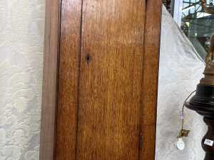 George III oak longcase clock by William Mayhen of Woodbridge - 4
