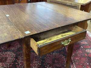 Georgian oak Pembroke table - 3