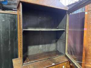 Australian inlaid curio cabinet - 4