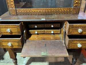Australian inlaid curio cabinet - 6