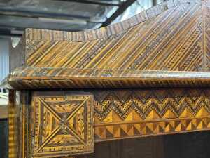 Australian inlaid curio cabinet - 7