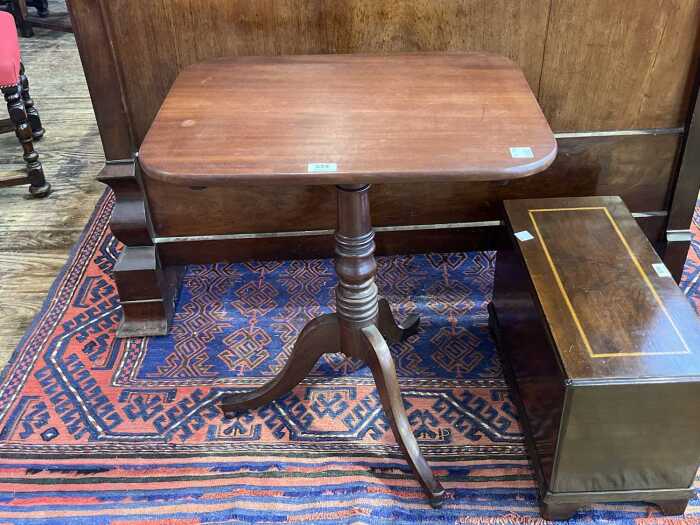 Antique mahogany occasional table
