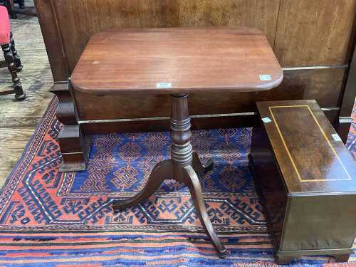 Antique mahogany occasional table