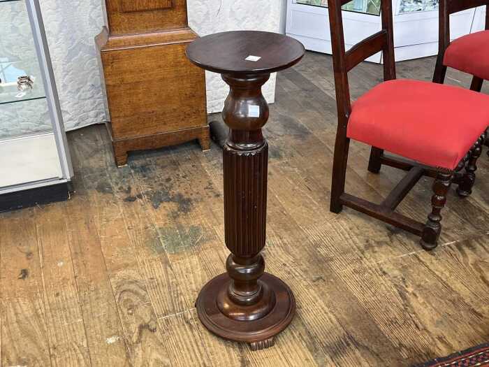 Antique timber pedestal
