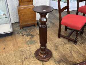 Antique timber pedestal