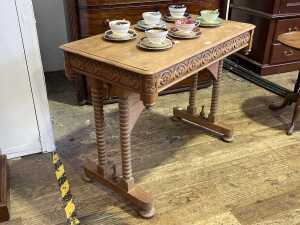 Antique pine table - 2
