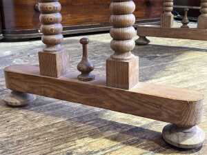 Antique pine table - 6