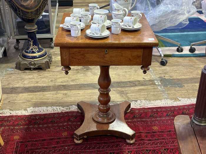 19th century walnut occasional table