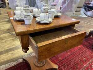 19th century walnut occasional table - 3