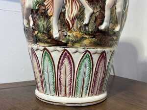 Capodimonte porcelain vase - 3