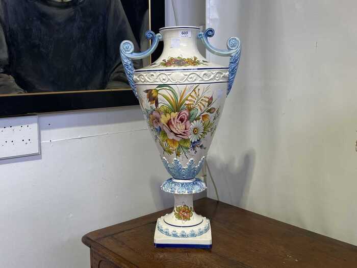 Mid century Italian porcelain vase