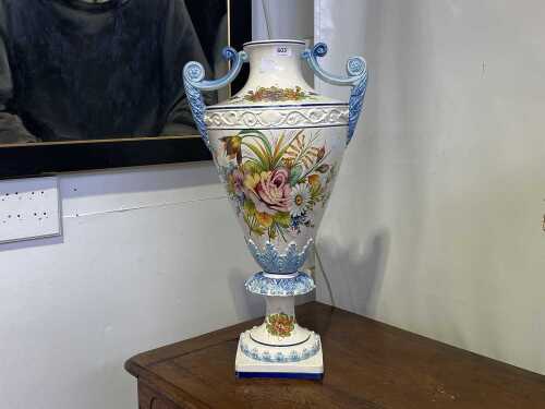 Mid century Italian porcelain vase