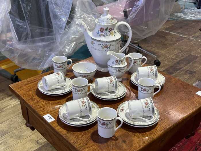 Royal Doulton 'Kingswood' porcelain coffee setting for ten