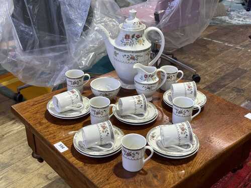 Royal Doulton 'Kingswood' porcelain coffee setting for ten