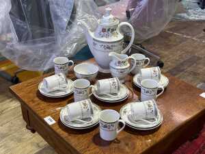 Royal Doulton 'Kingswood' porcelain coffee setting for ten