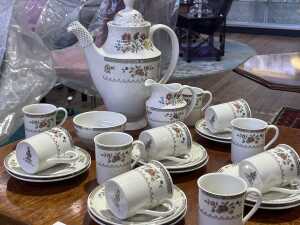 Royal Doulton 'Kingswood' porcelain coffee setting for ten - 2
