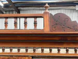 Antique Huon pine wardrobe - 6