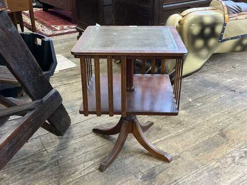 Vintage revolving bookshelf