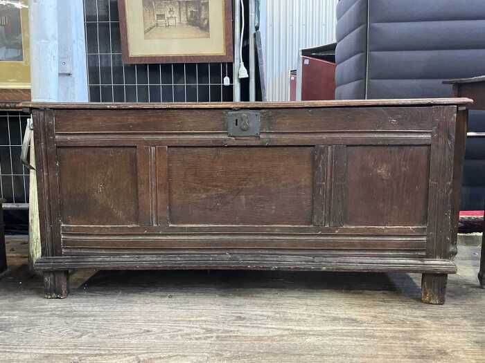 17th century English oak coffer