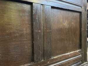 17th century English oak coffer - 5
