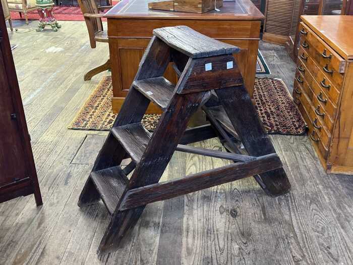 Antique timber steps