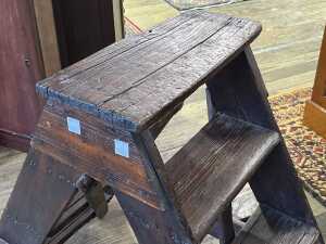 Antique timber steps - 2
